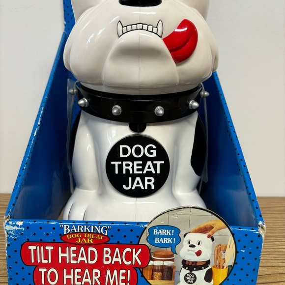Vintage 1991 "Barking" Dog Treat Jar - Picture 12 of 15